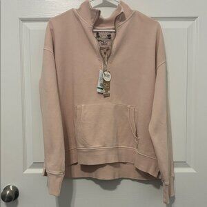 C&C California Women's Blush Half-Zip Sweatshirt